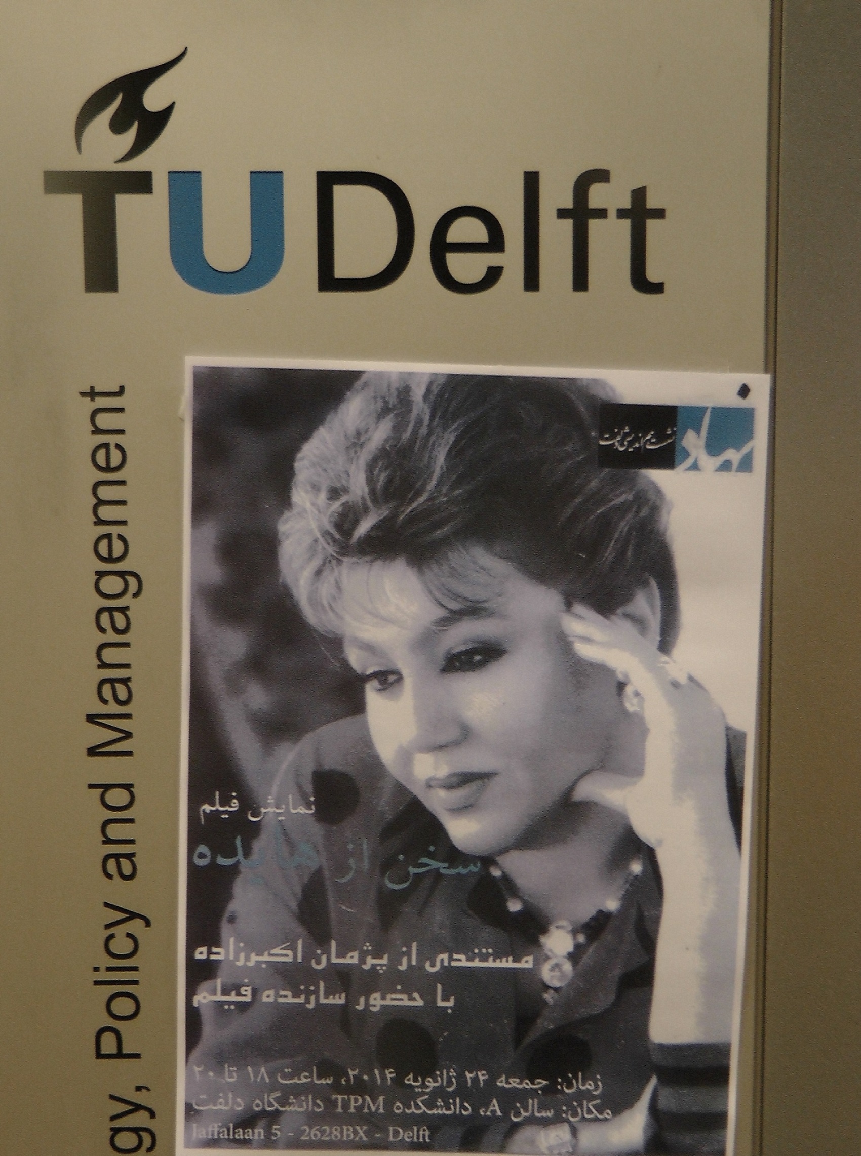 Hayedeh Documentary Poster TU Delft 2014 -- A